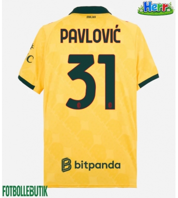 AC Milan Strahinja Pavlovic #31 Tredje Tröja 2025-26 Kortärmad
